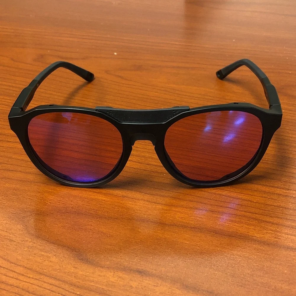 Unisex SMITH Venture Black Frame Chroma Pop Photochromic Copper Blur Mirror